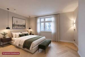 Generalsviertel: Exklusive Etagenwohnung mit Balkon - Wohnen in sanierter Stadtvilla – 20253 Hamburg – Vorschaubild 7