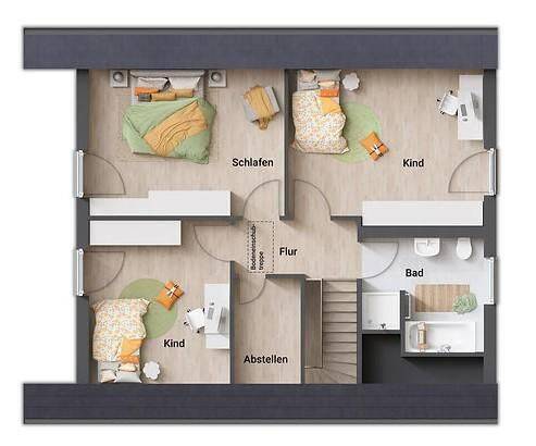 Elegantes und komfortables Traumhaus für deine Familie: Das großzügige Flair Novo mit überdachter Terrasse – Mainz – Vorschaubild 5