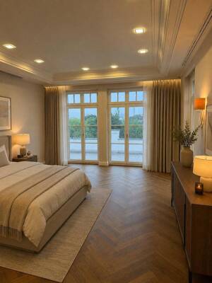 Luxus-Penthouse mit Dachterrasse, Privat-Aufzug & Concierge. Optional möbliert. Provisionsfrei! – 40545 Düsseldorf – Vorschaubild 9