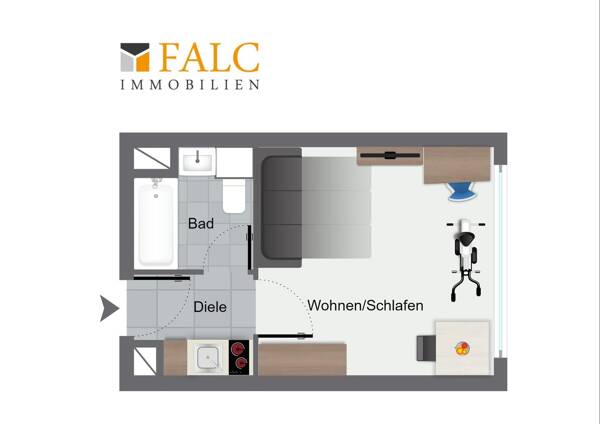 Loft/Studio/Atelier in 50823 Köln mit 22 m² kaufen