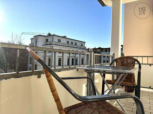 Zeitwohnen im Grafischen Viertel mit Blick ins Grüne vom großen Balkon – Leipzig – Vorschaubild 2