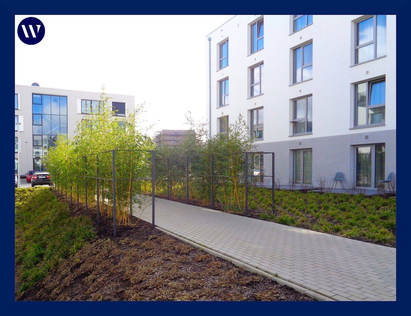 WG-Zimmer im Campus Nähe FH, moderne Ausstattung, Design-Möbel, Einbauküche, Duschbad, Terrasse