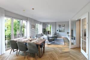 Lichtdurchflutete, luxuriöse 4-Zimmer-Wohnung mit Terrasse und Loggia – 81927 München – Vorschaubild 5