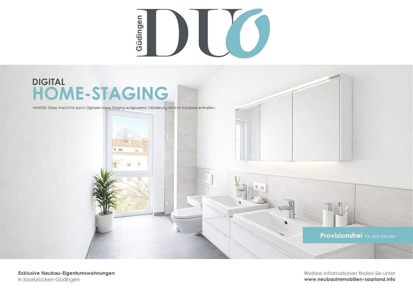 **** DUO Saarbrücken-Güdingen **** Energieeffiziente und bezugsfertige Neubau-Eigentumswohungen – Saarbrücken – Vorschaubild 8