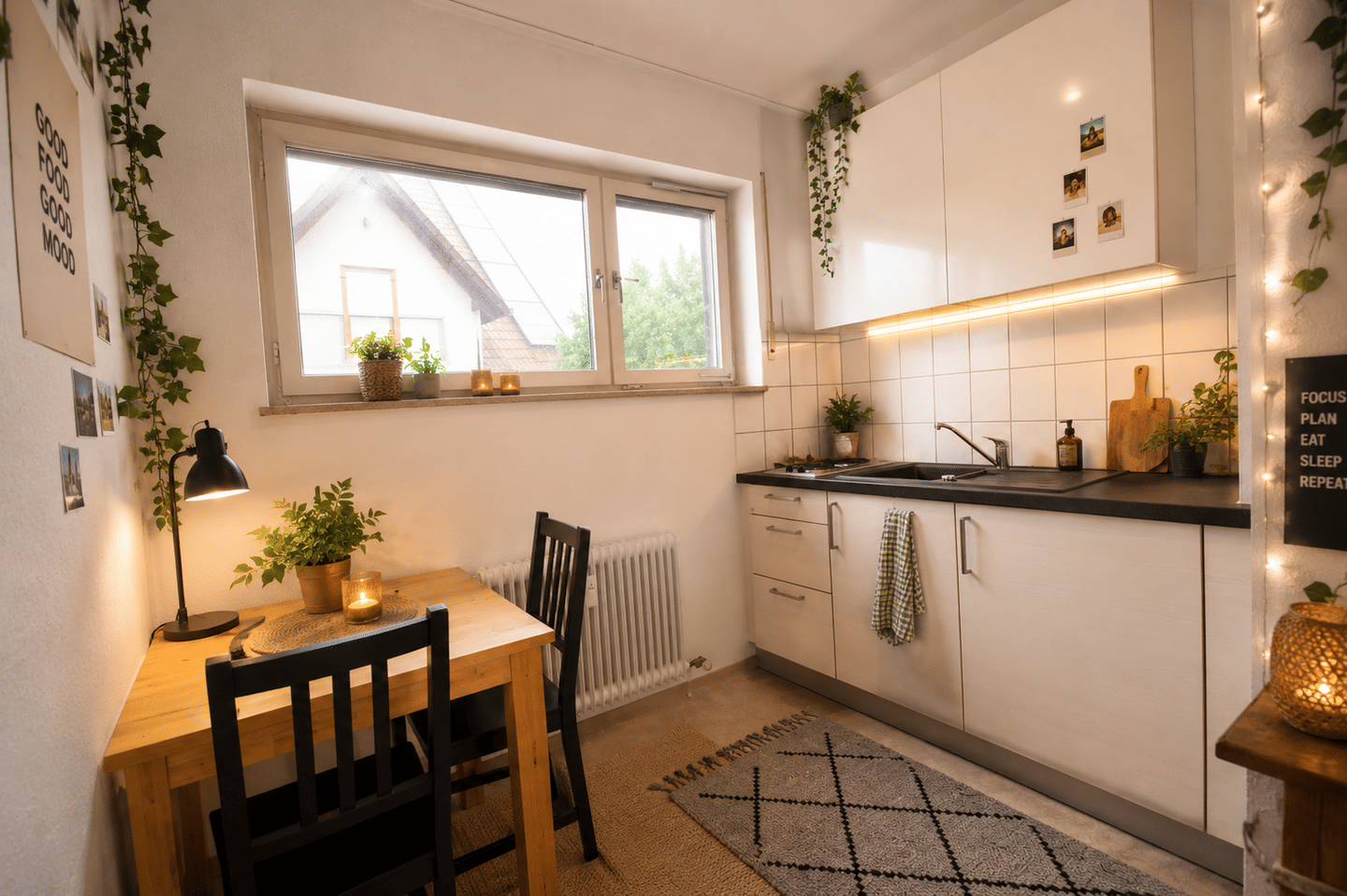 Ruhiges 1-Zi.-Appartement mit tollem S/O-Balkon, unverbaubarem Ausblick und Garage – Stuttgart – Vorschaubild 6