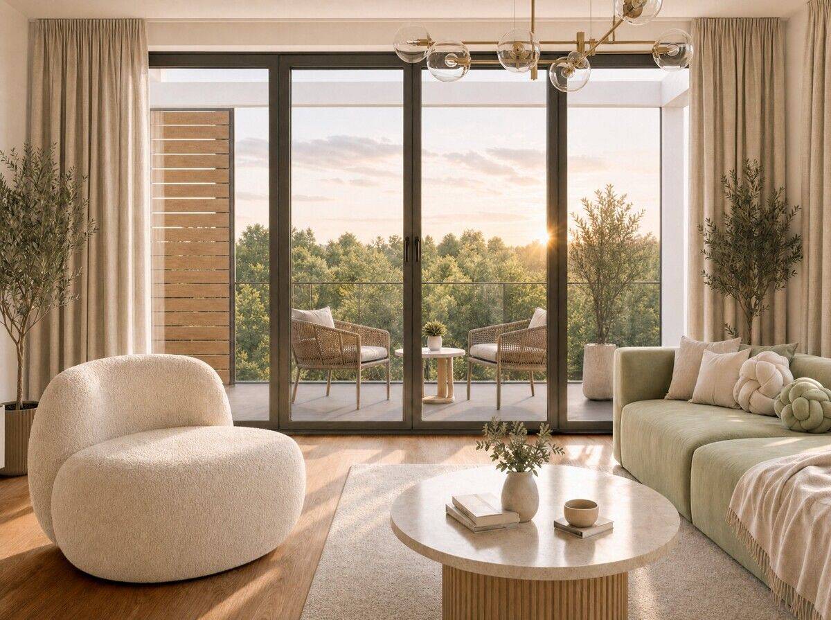 STEGLITZ: WOHNEN im GRÜNEN: ERSTBEZUG im LUXUS Neubau: QNG und KFW: 1-Zimmer-Wohnung mit Terrasse – 14129 Berlin – Bild 1 von 9
