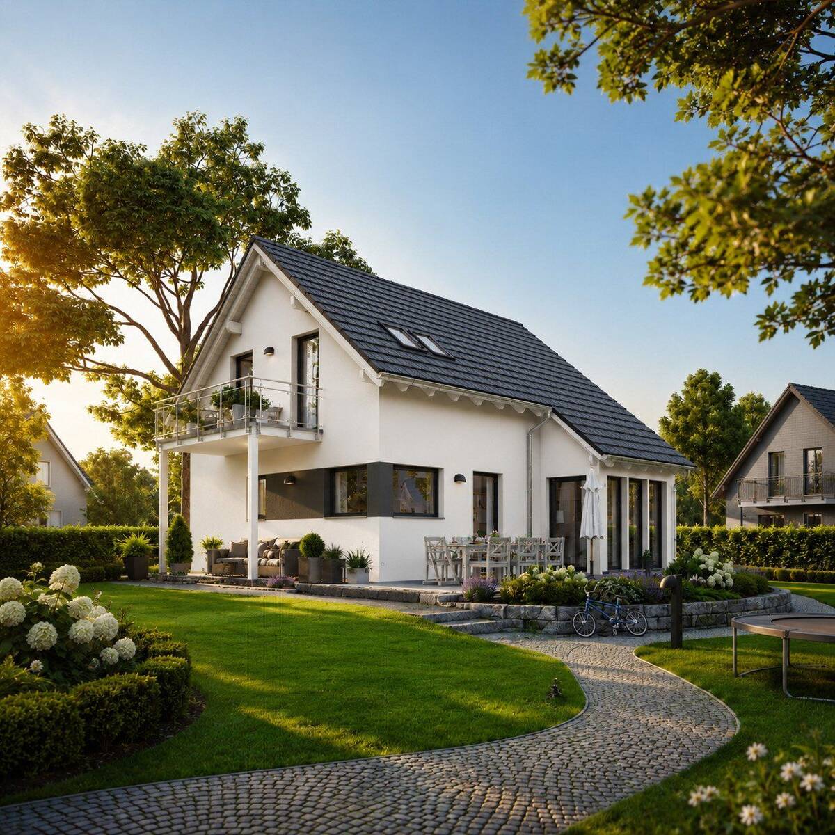 KFW 40+QNG LivingHaus - Dein maßgeschneidertes Fertighaus in Odenthal – 51519 Odenthal – Bild 1 von 7