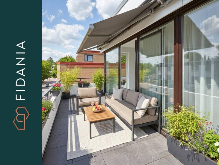 Lichtdurchflutetes Apartment mit Dachterrasse!