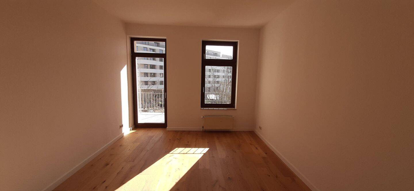 Bezugsfreie 3-Zimmer-Wohnung mit Südbalkon & separater Ankleide in wunderschönem Altbau – Leipzig – Vorschaubild 6