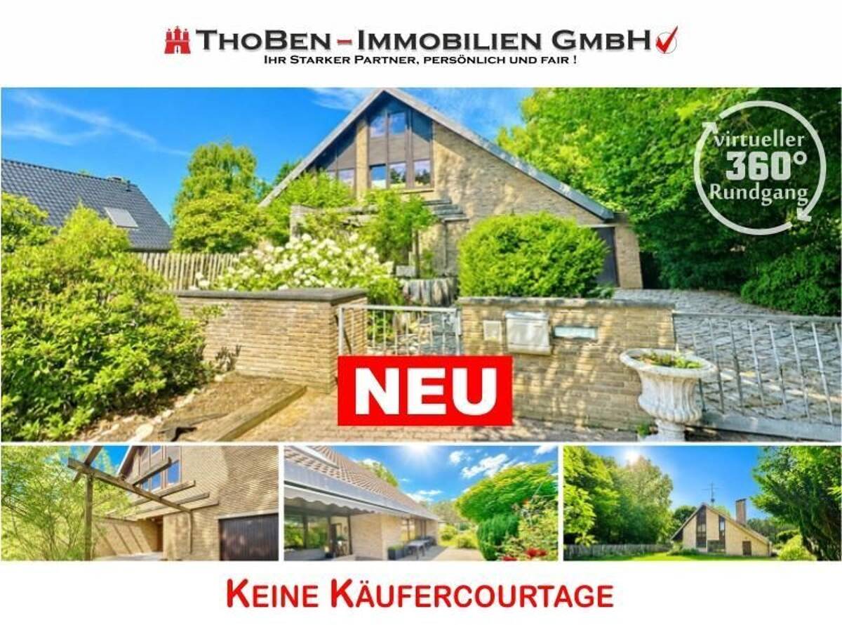 Einfamilienhaus auf Traumgrundstück in WALDRANDLAGE in Hamburg Langenhorn – 22417 Hamburg – Bild 1 von 9