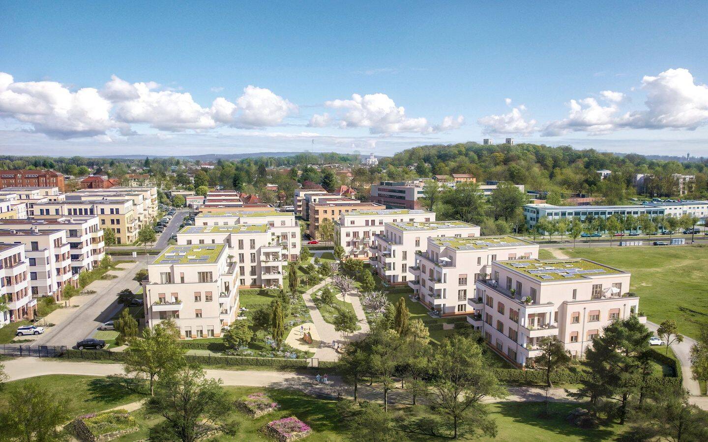 Attraktive Maisonettewohnung mit großer Terrasse in den Parkvillen Potsdam – Potsdam – Vorschaubild 2