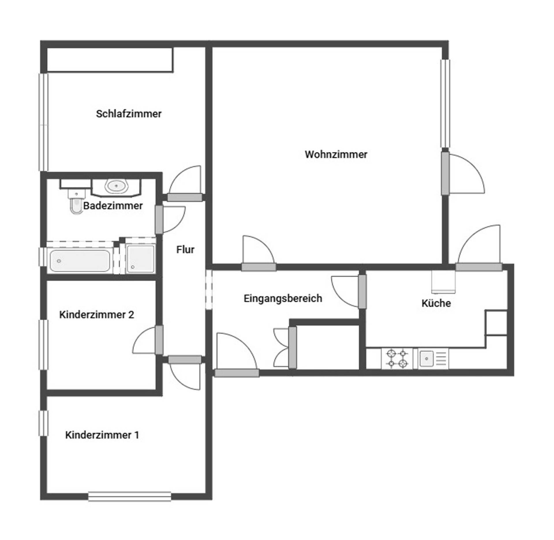 Etagenwohnung in 48653 Coesfeld mit 92,26 m² kaufen