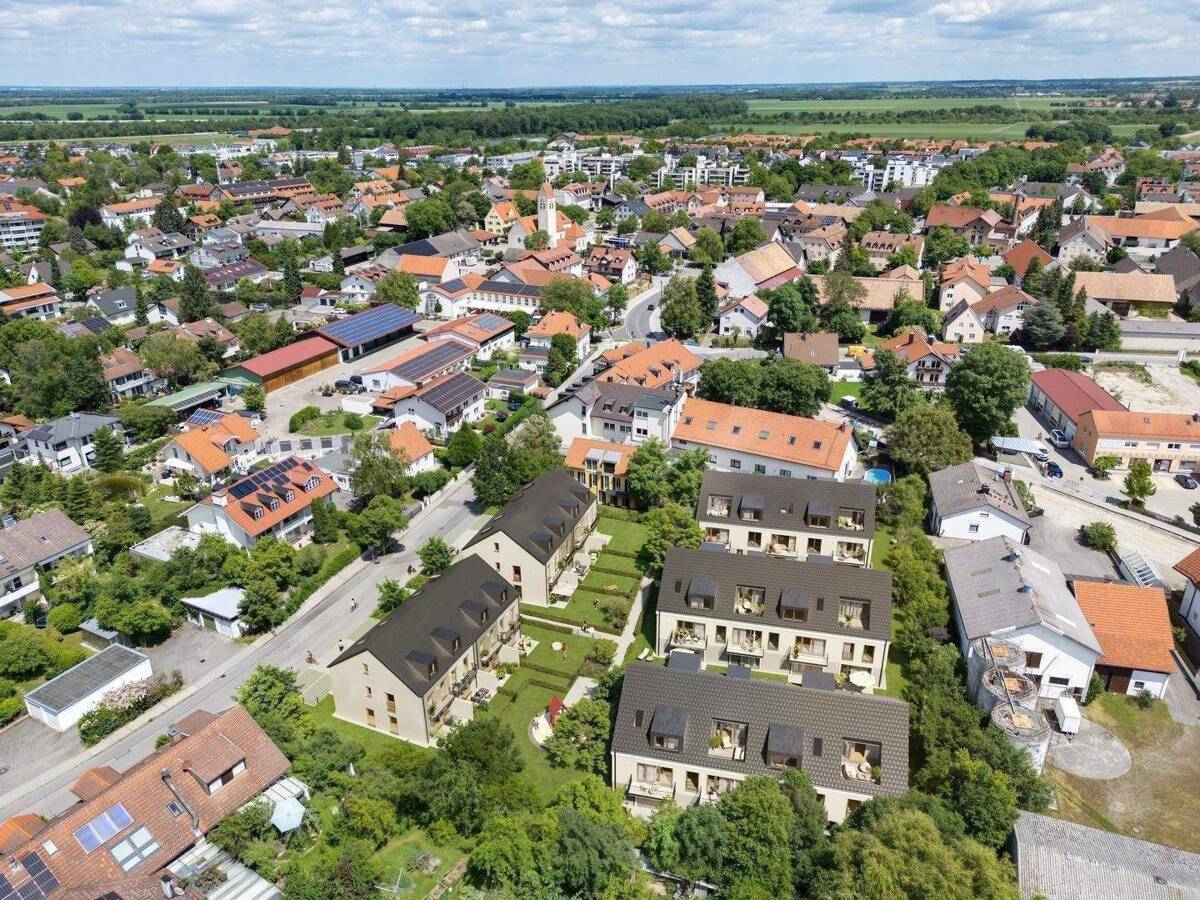 PREISAKTION: Moderne und barrierefreie 4-Zimmer-Wohnung mit Terrasse und Garten – 85609 Aschheim – Bild 1 von 5