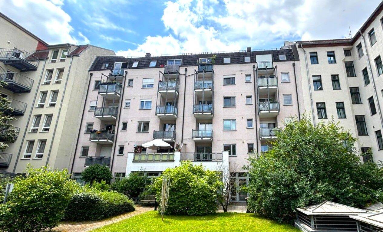 Kapitalanlage mit Balkon zum grünen Innenhof - vermietete 2-Zimmer-Wohnung