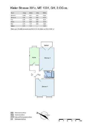 3-Zimmer, Zentral, Grün in Stellingen – 22525 Hamburg – Vorschaubild 3