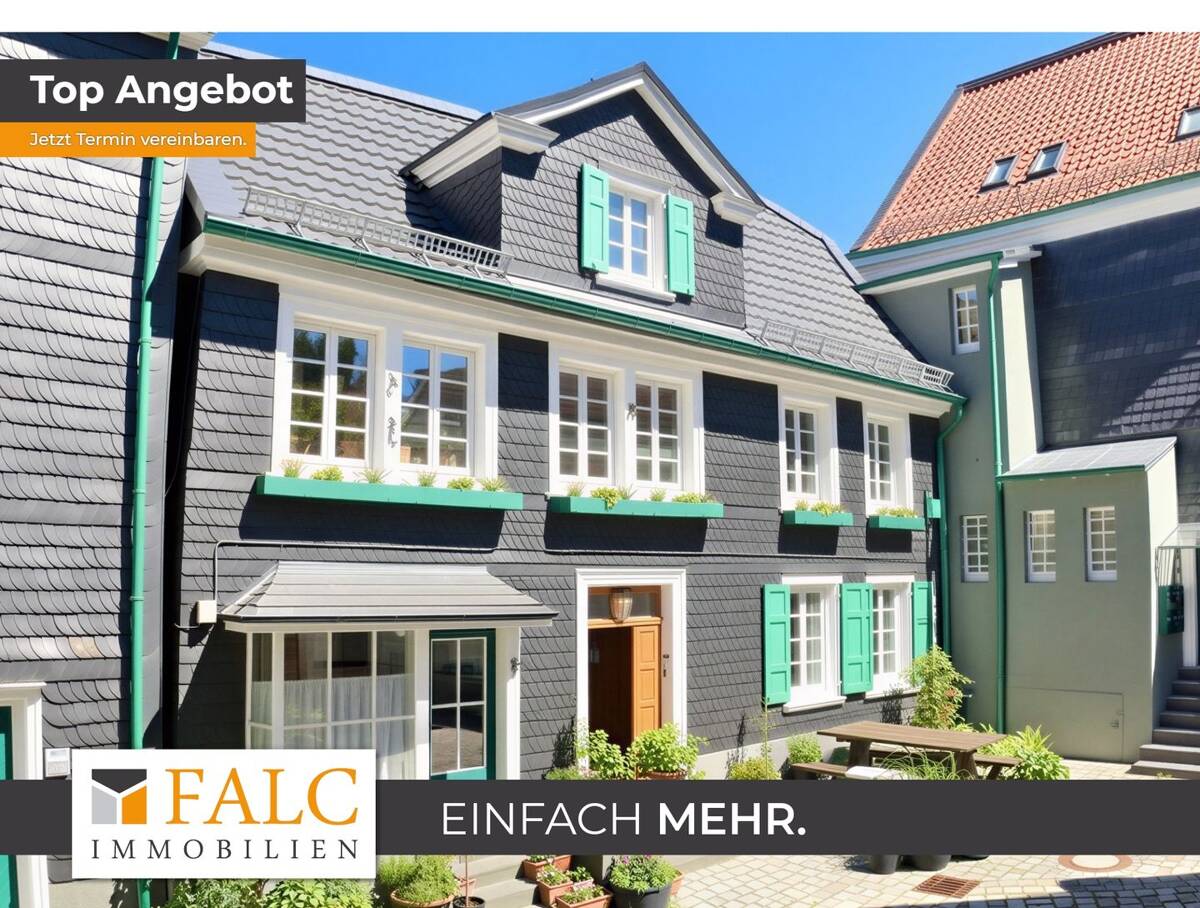 Historisches Fachwerkhaus mit Charme, Seele und besonderer Lage in der Lenneper Altstadt – 42897 Remscheid – Bild 1 von 9