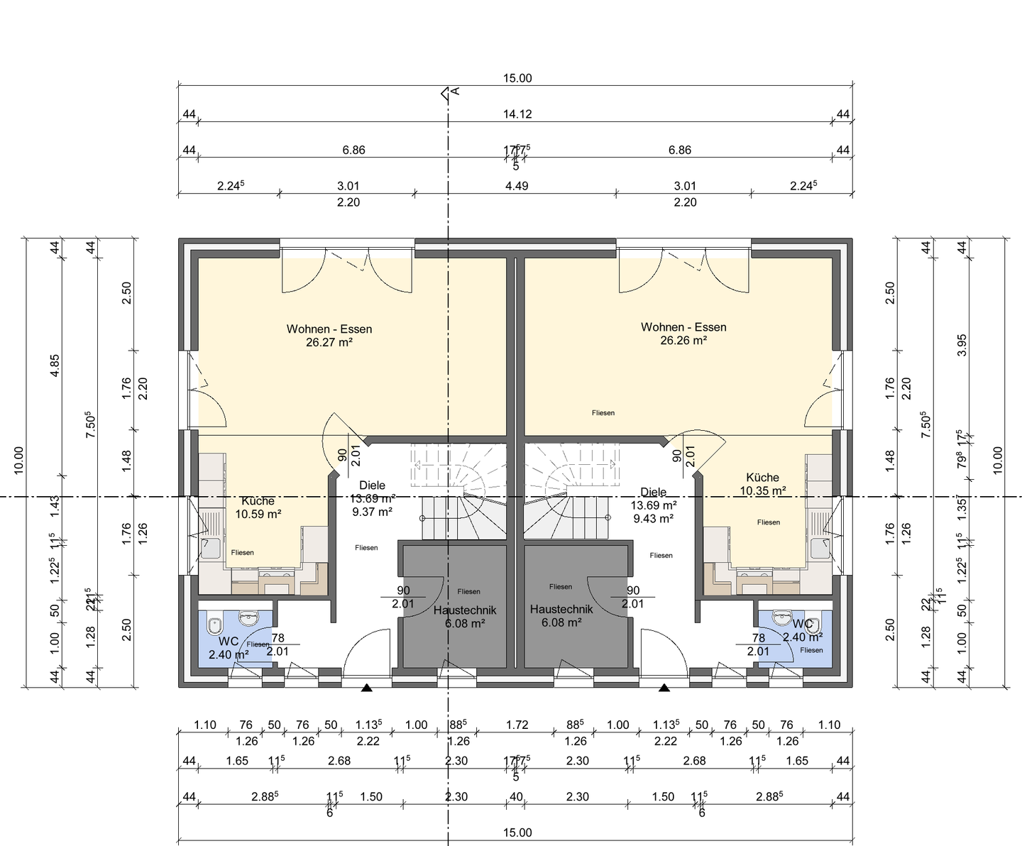 Geplantes Bauvorhaben - Neubau-Doppelhaushälfte in rückwärtiger Lage in Quickborn – Quickborn – Vorschaubild 6