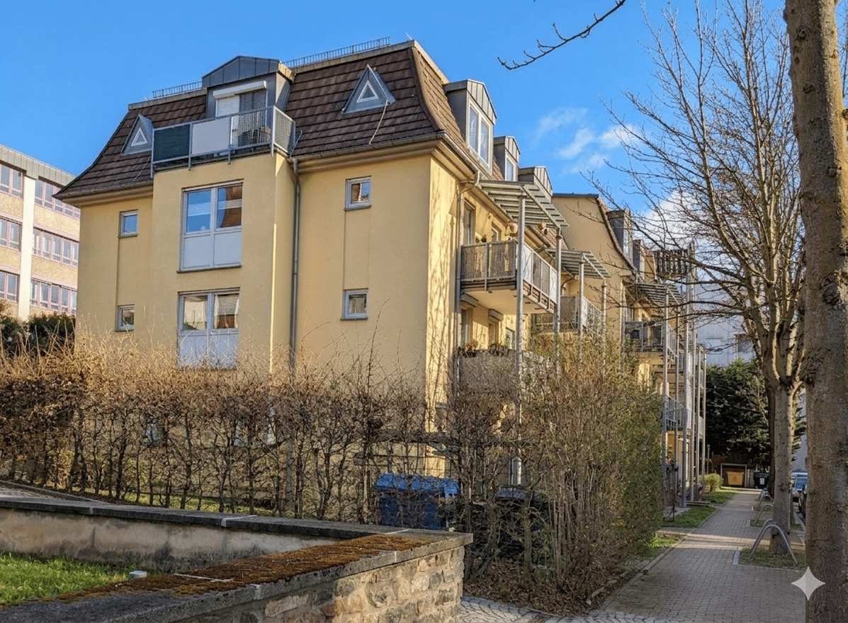 Ruhige Stadtparkoase mit Balkon und TG-Stellplatz – Chemnitz – Vorschaubild 3