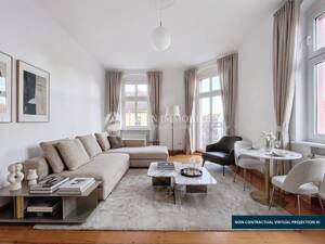 Charmante 2-Zimmer-Altbauwohnung in Lichtenberg Voll möbliert & bezugsfertig / Energieklasse B – 10365 Berlin – Vorschaubild 1