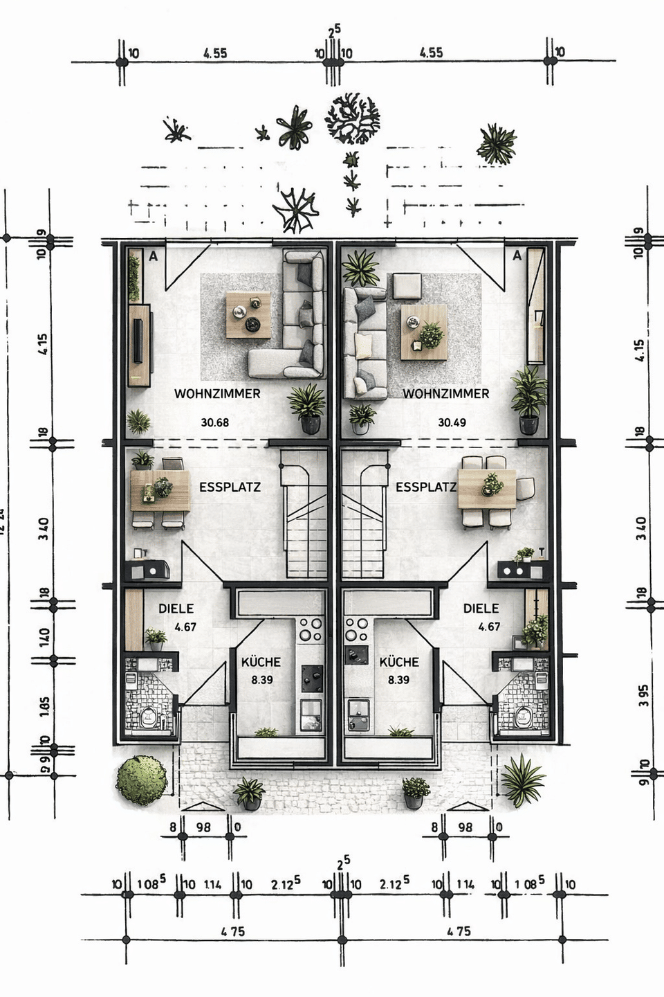 TOP-Wohnlage! Reiheneckhaus mit Garten und Garage in Weiherhof – Zirndorf – Vorschaubild 9