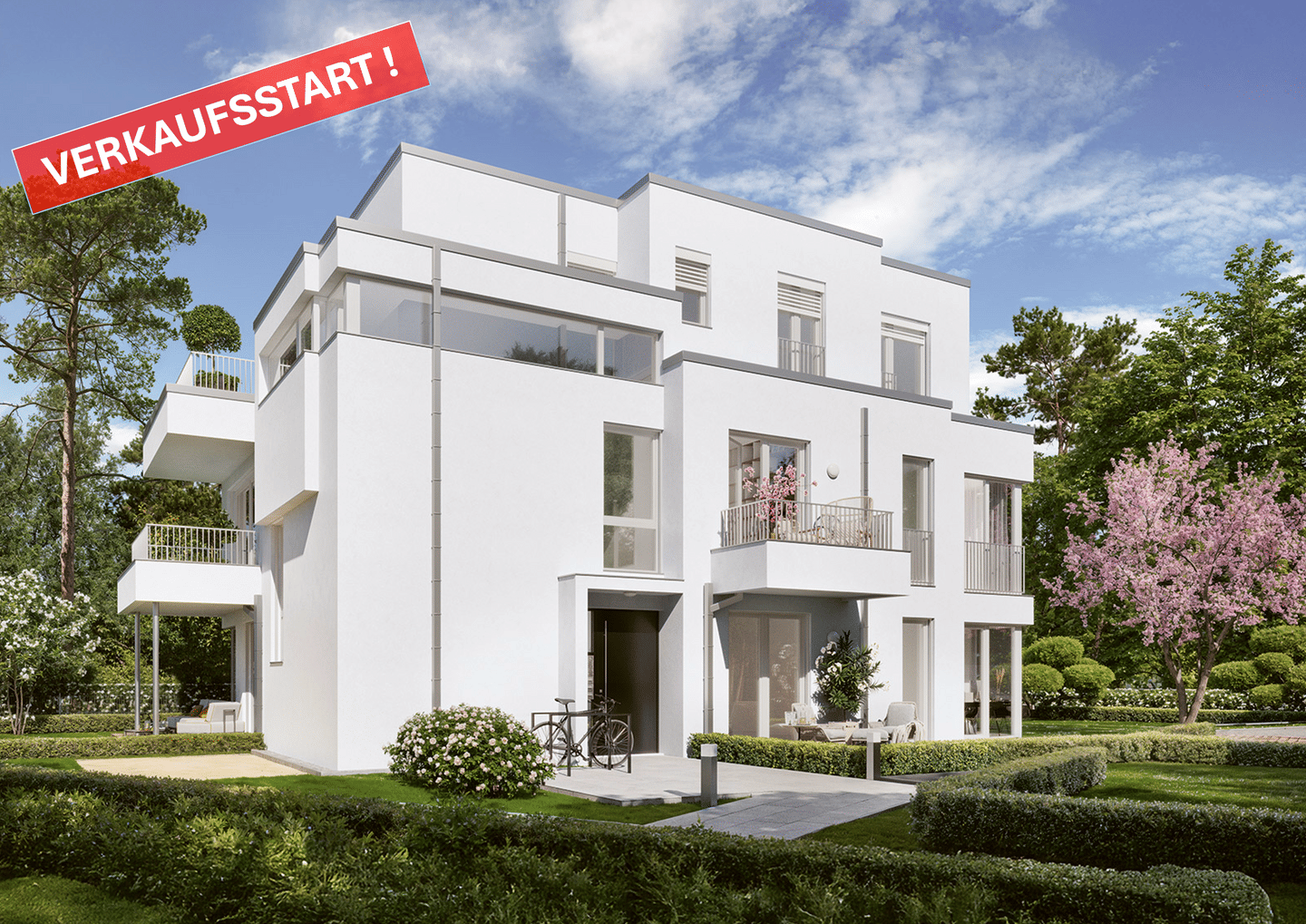 LUXURIÖSE 4 ZIMMER ETW MIT PRIVATPARK & 3 SONNENDECKS & 2 TAGESLICHTBÄDERN – IN GRÜNER BEGEHRTER 1A PREMIUMLAGE MAINZ-OBERSTADT! – Mainz – Bild 1 von 9