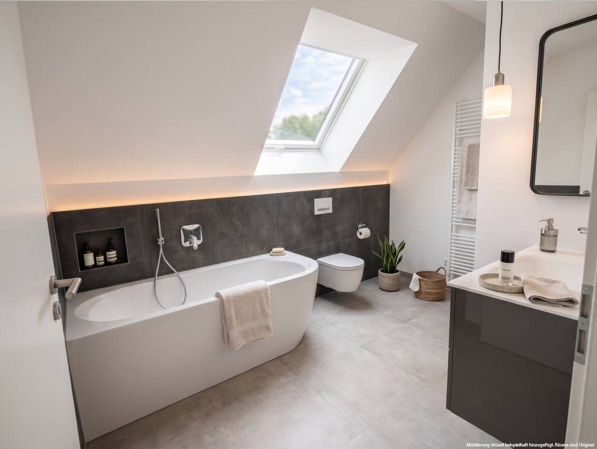 Helle Dachgeschosswohnung mit Loggia und Balkon – München – Vorschaubild 2