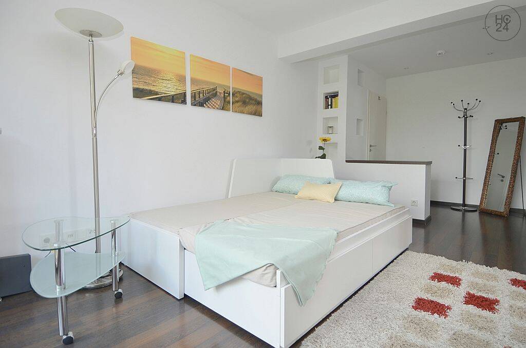 Schickes möbliertes 1-Zimmer Apartment mit Balkon und Internet in Wiesbaden Südost – Wiesbaden – Vorschaubild 2