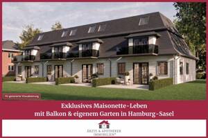 Exklusives Maisonette-Leben mit Balkon & eigenem Garten in Hamburg-Sasel