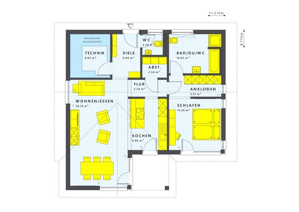 Bungalow in 88416 Ochsenhausen mit 82 m² kaufen