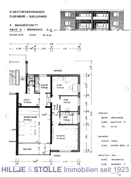 Herrliche Lage im Quellenweg - großzügige Wohnung mit Balkon! – Oldenburg – Vorschaubild 8