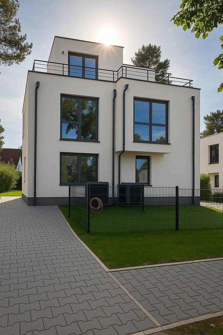 Neubau-Doppelhaushälfte am Müggelsee - 122 m², Effizienzhaus A+, provisionsfrei