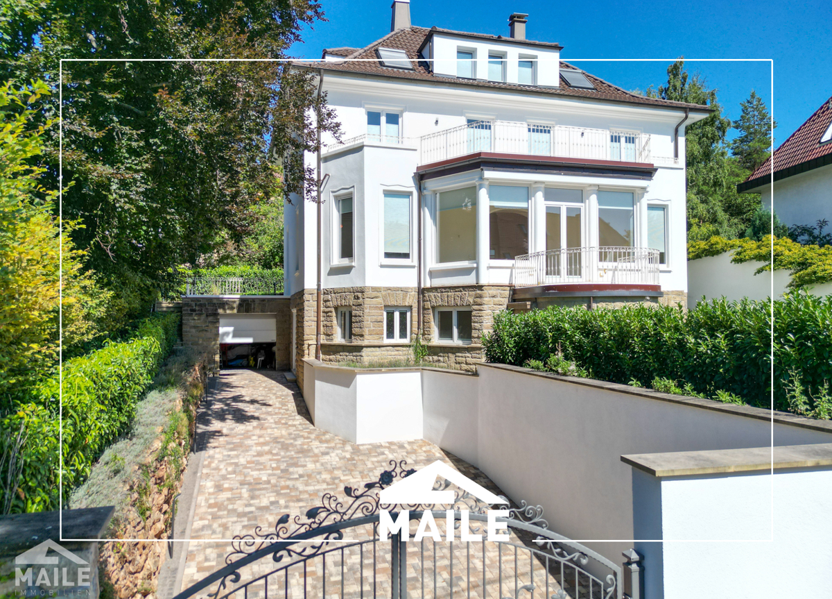 Einzigartige Villa in Halbhöhenlage - Historie, Stil und Weitblick vereint. – 70192 Stuttgart – Bild 1 von 9