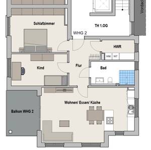 Neubau von 6 Eigentumswohnungen (Wohnung 2) – 59075 Hamm – Vorschaubild 4
