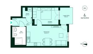 Barrierefreie Erdgeschosswohnung mit Loggia und großer Wohnküche – 40597 Düsseldorf – Vorschaubild 8