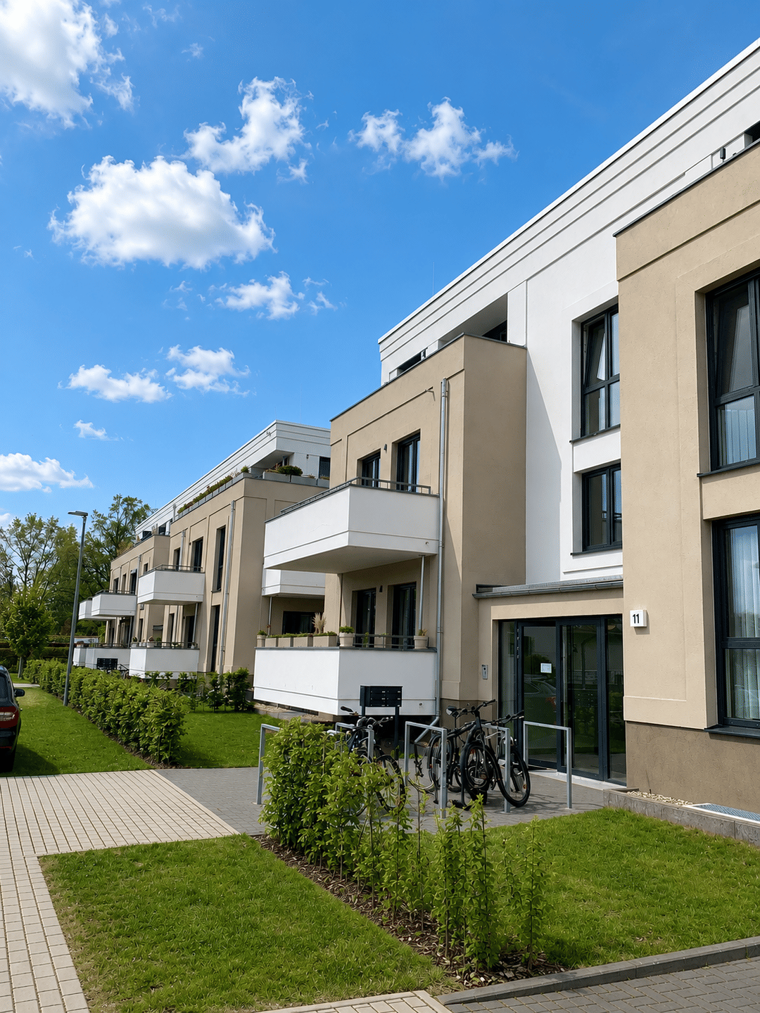 Moderne 4-Zimmer-Neubauwohnung mit Balkon in ruhiger Lage von Oranienburg
