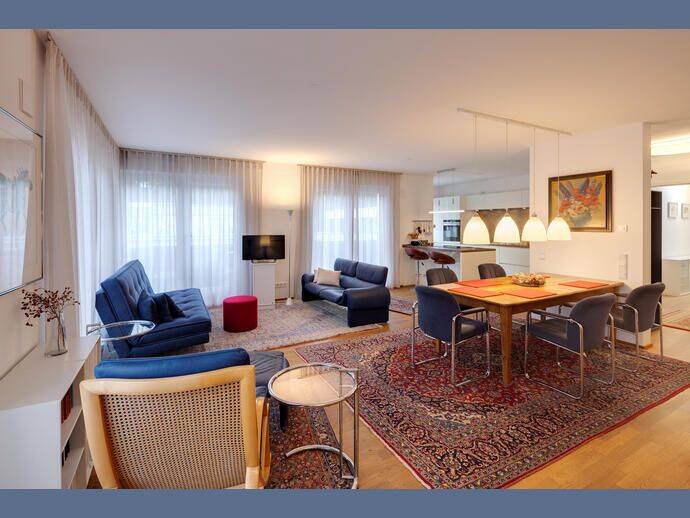 Möbliert: Penthouse-Wohnen am Isarhochufer in der Menterschwaige – München – Vorschaubild 2