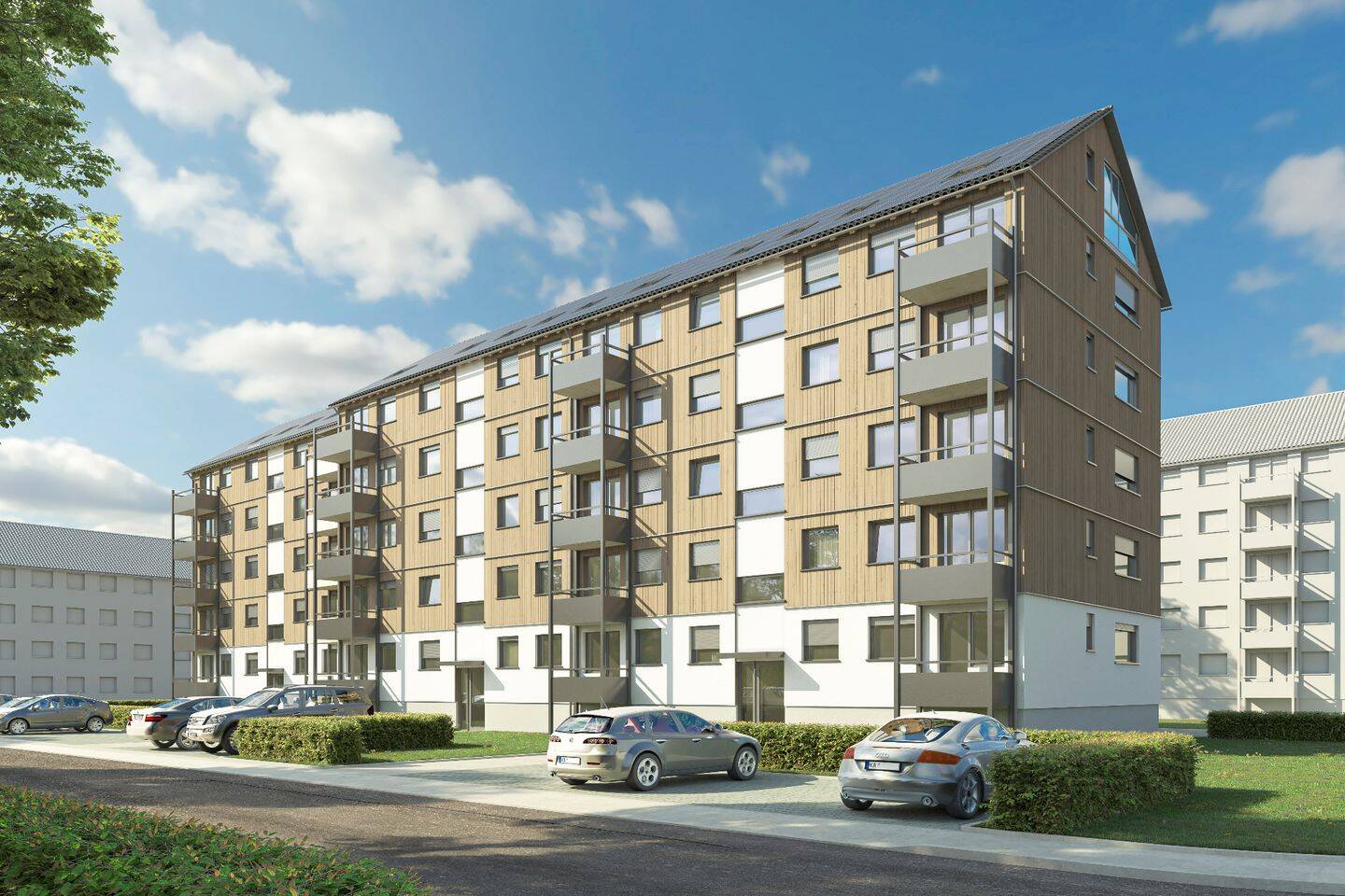 Frisch sanierte 2-Zimmer-Dachgeschoss-Wohnung mit Aufzug