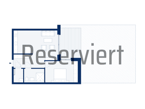 RESERVIERT! 2-Zimmer-Wohnung - Terrasse mit privatem Gartenanteil zur Parkseite (D04)