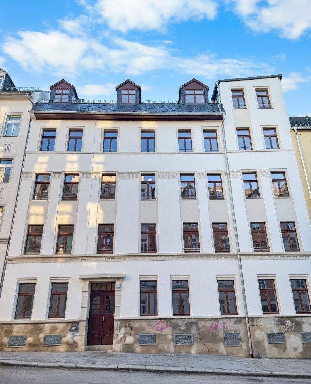 Offener Wohntraum im Erstbezug - helle 2-Raum-Wohnung - Fußbodenheizung, Parkett, CAT-7 Netzwerk, Einbauküche – Chemnitz – Vorschaubild 3