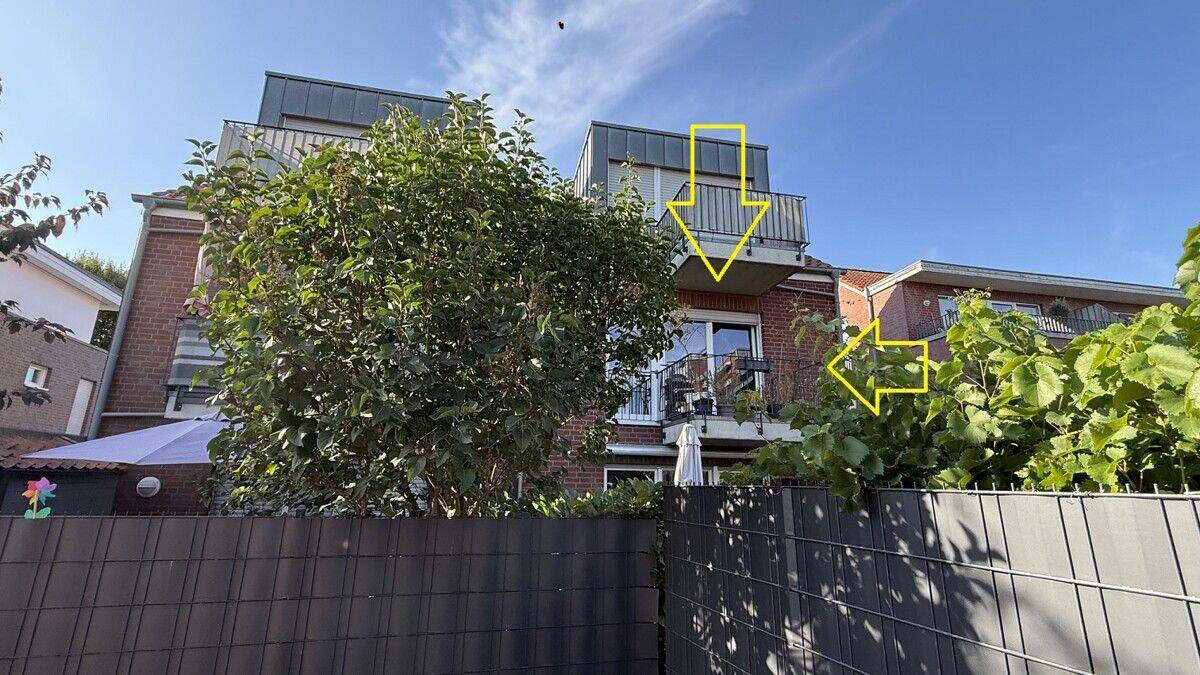 Nur mit Wohnberechtigungsschein OG-Wohnung mit Südbalkon
