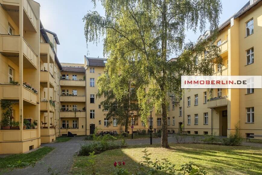 IMMOBERLIN.DE - Charmante Altbauwohnung mit Balkon + Pkw-Stellplatz beim Schlosspark Sanssouci – Potsdam – Vorschaubild 3