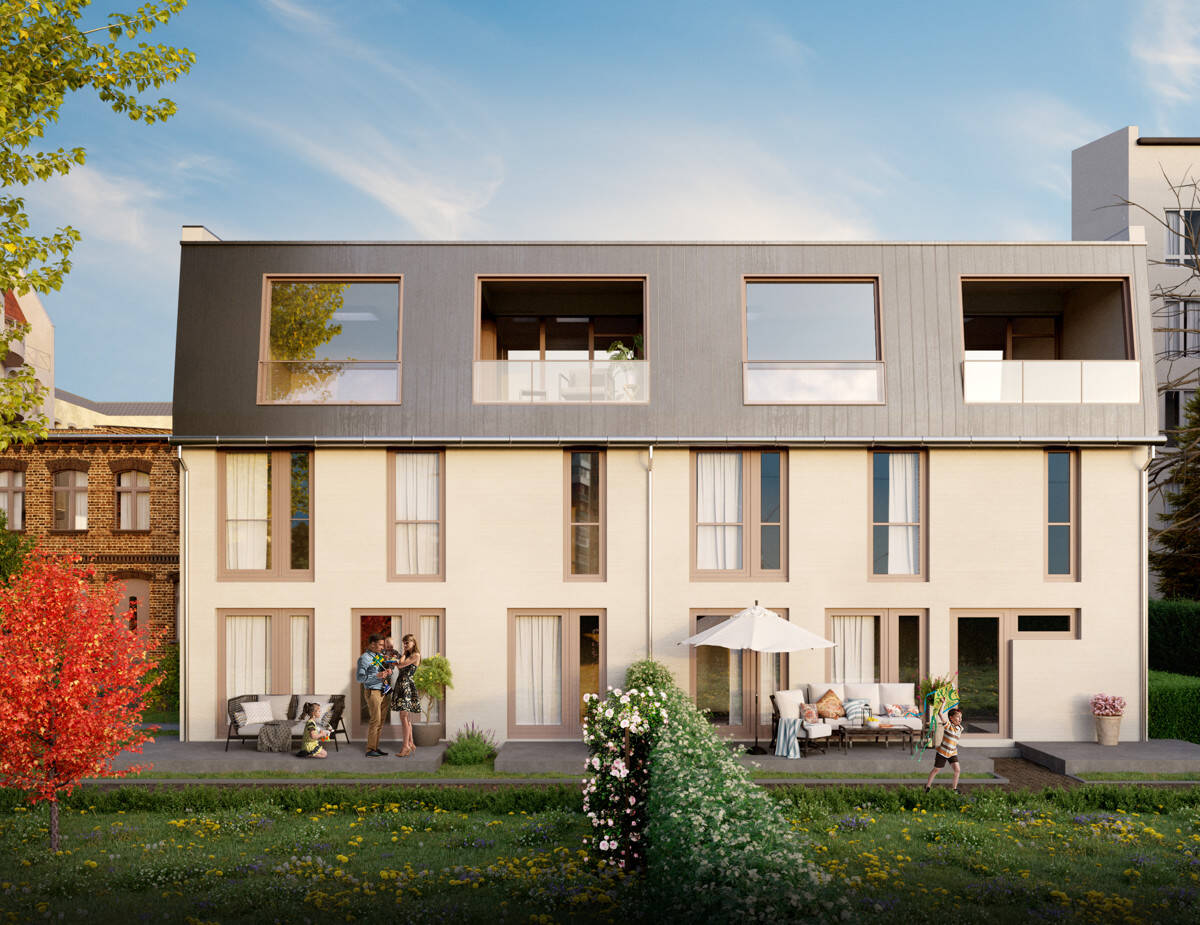 Weißensee: ERSTBEZUG im EIGENEN TOWNHOUSE - 2025: 4-Zi, 3 Etagen, TERRASSE + GARTEN – Berlin – Vorschaubild 2
