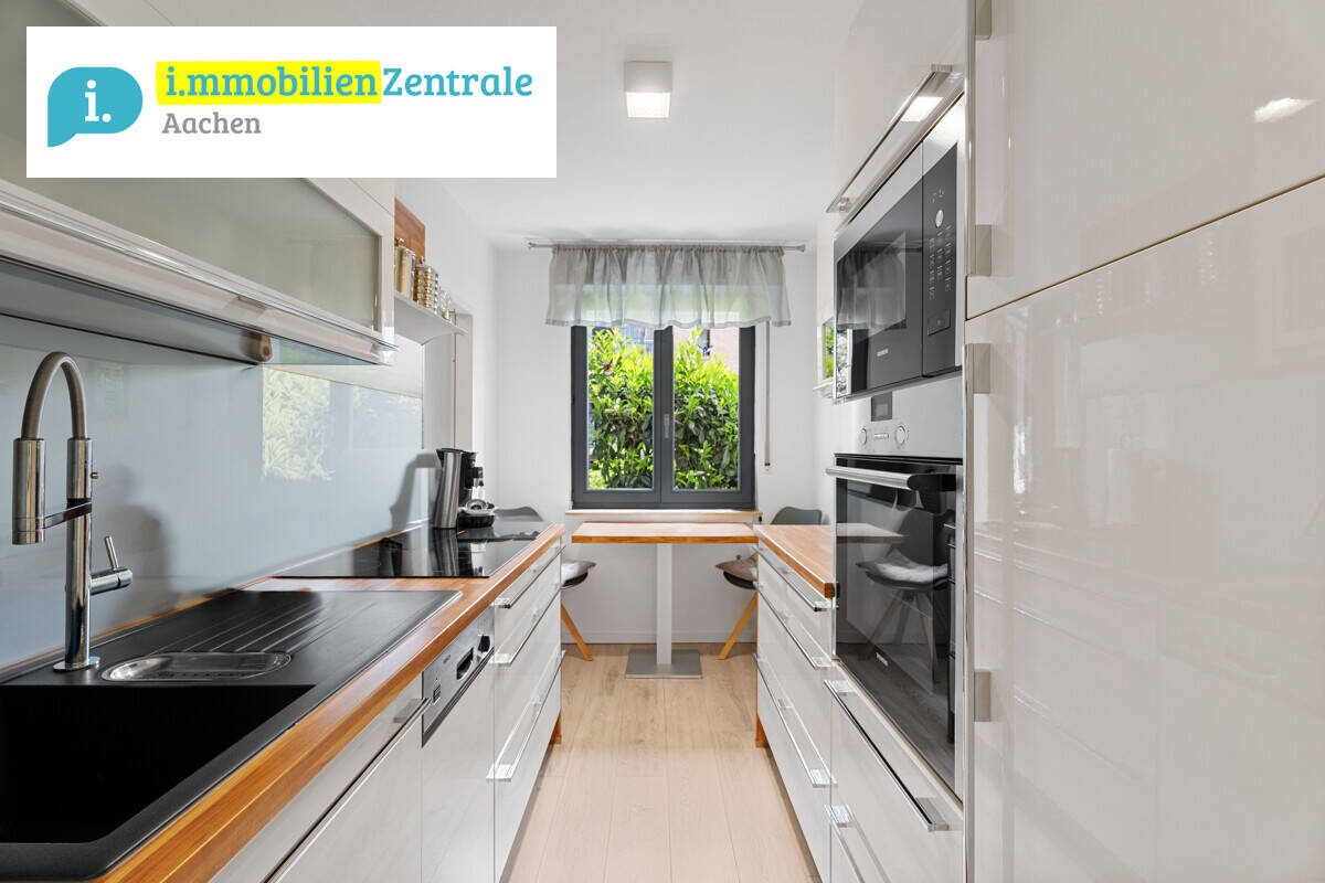 Ruhe trifft Stadtnähe - stilvolle 3-Zimmer-Wohnung mit Terrasse – Aachen – Vorschaubild 4
