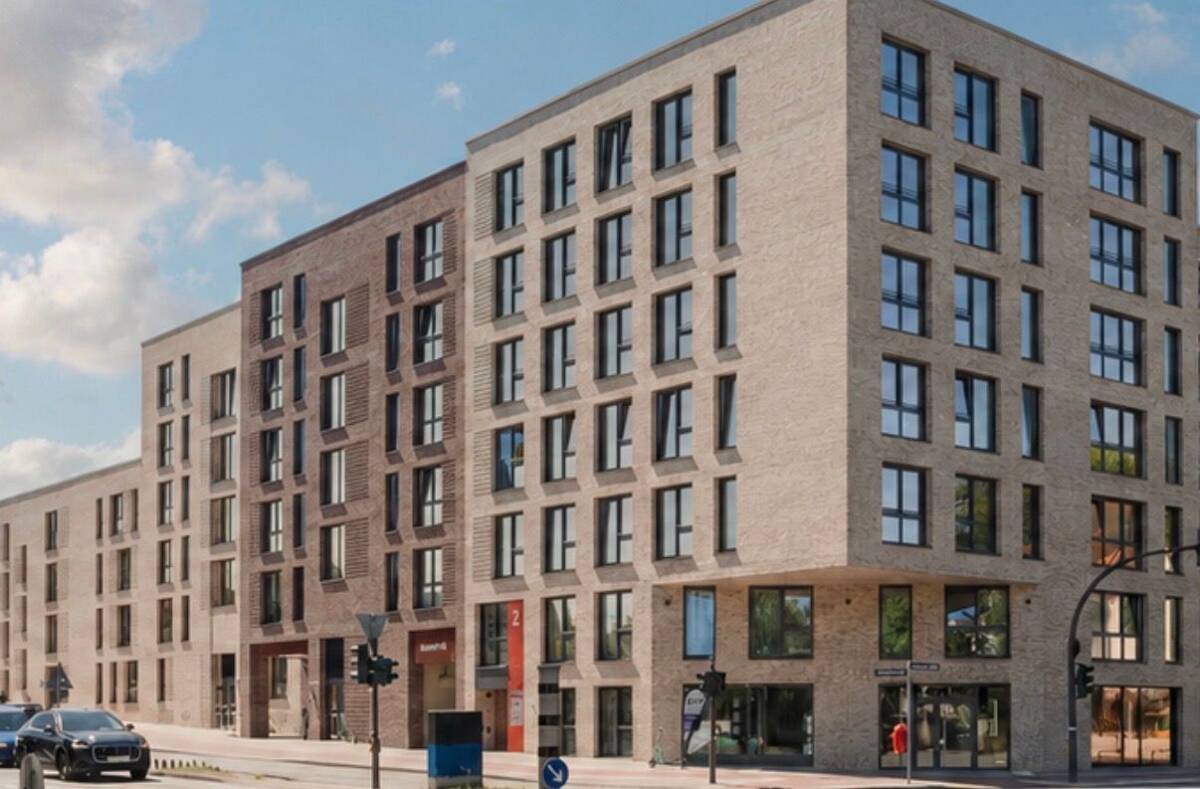 Helle Neubauwohnung mit 3 Zimmern und sonnigem Balkon in begehrter Lage von Hamburg-Wandsbek – 22041 Hamburg – Bild 1 von 8