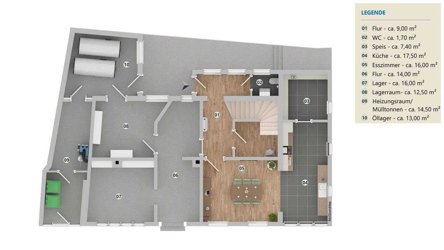 Attraktives Wohn- und Geschäftshaus mit großzügiger Dachterrasse in Mainburg – Mainburg – Vorschaubild 9
