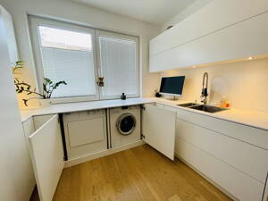 Designer Maisonette-Wohnung nähe Zoopark mit Blick ins Grüne, Fussbodenheizung, Kamin, Terrasse – 40239 Düsseldorf – Vorschaubild 8