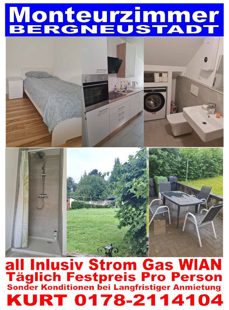 Wohnung Monteurzimmer Monteurhaus  Unterkunft