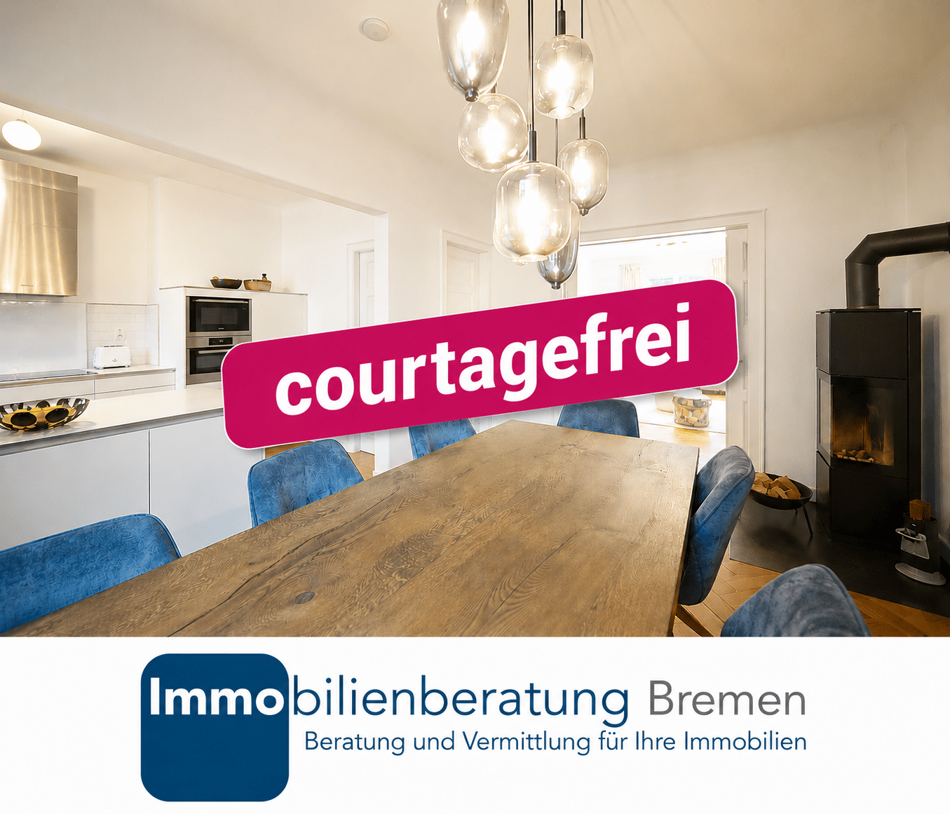 Stilvoll saniertes Altbremer Reihenmittelhaus im Wachmannstraßenquartier