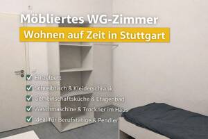 Zimmer frei Stuttgart Hedelfingen für Zeitwohnen ab 1 Monat