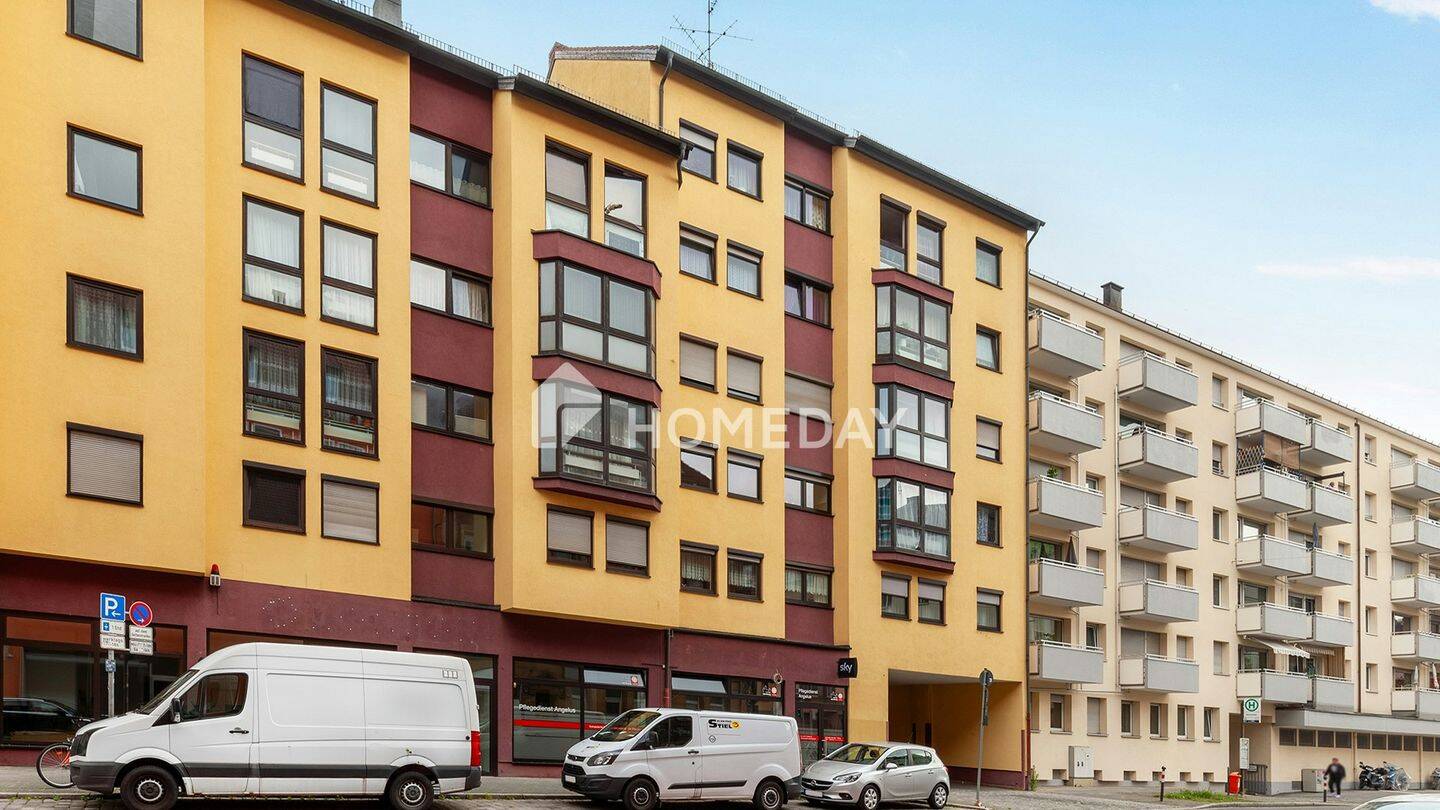 Leerstehende 2-Zimmer-Wohnung mit Balkon und Aufzug - ideal für Eigennutzer oder Kapitalanleger – Nürnberg – Vorschaubild 2